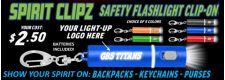 Spirit Clipz - Custom Key Chain Flashlights